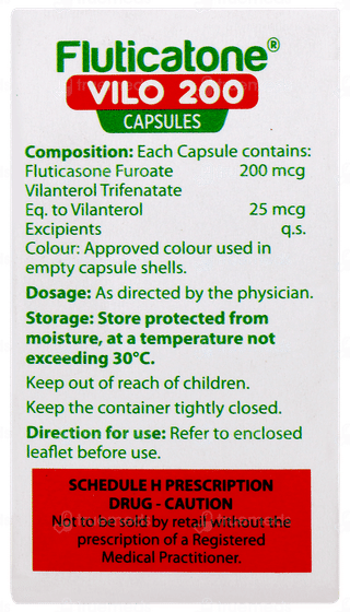 Fluticatone Vilo 200 Capsule 30