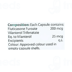 Fluticatone Vilo 200 Capsule 30