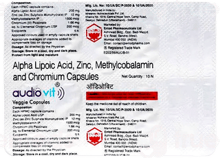 Audiovit Veggie Capsule 10