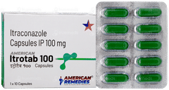 American Itrotab 100 Capsule 10