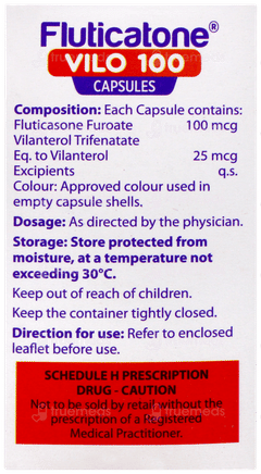 Fluticatone Vilo 100 Capsule 30
