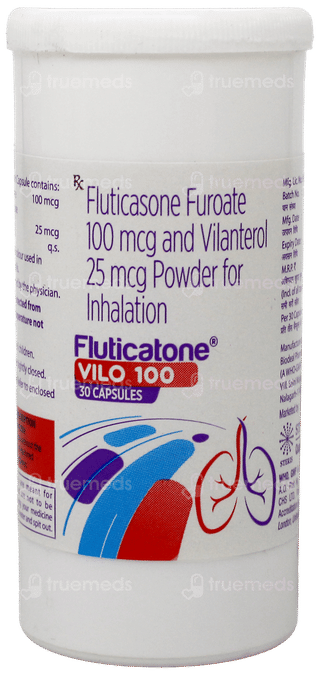 Fluticatone Vilo 100 Capsule 30