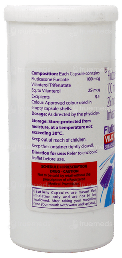 Fluticatone Vilo 100 Capsule 30 Fluticatone Vilo 100 Capsule 30