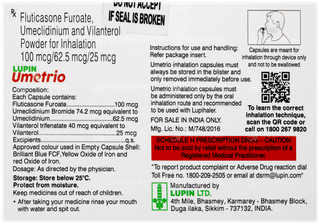 Lupin Umetrio 3 Pack Of 10 Capsules