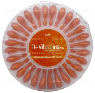 Revibra A15 Plus Pure Retinol Cream 0.5Ml Pack Of Capsule 28