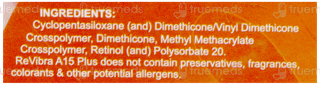 Revibra A15 Plus Pure Retinol Cream 0.5Ml Pack Of Capsule 28