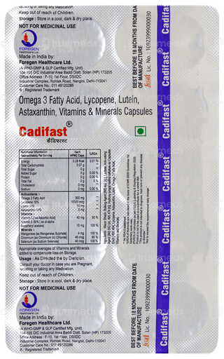 Cadifast Capsule 10