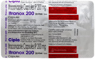 Itranox 200 Capsule 10