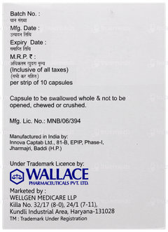 Rosawal As 10/150 Capsule 10