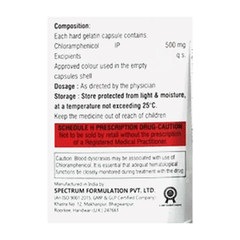 C Phenicol 500 Capsule 10 C Phenicol 500 Capsule 10