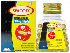 Seacod Omega 3 Fish Oil 1000mg Capsule 60 Seacod Omega 3 Fish Oil 1000mg Capsule 60