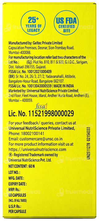 Seacod Omega 3 Fish Oil 1000mg Capsule 60