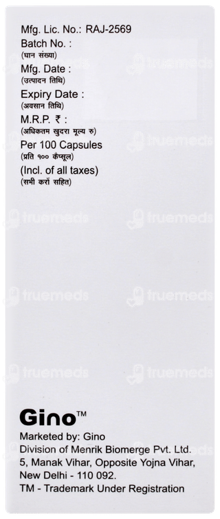 Gino's Cod Liver Oil Capsule 100