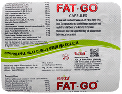 Jolly Fat Go Buy 2 Pack Of 60 Capsules & Get Fat Go Honey Syrup 250Ml Free