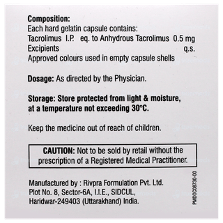 Tacgion 0.5 Capsule 10