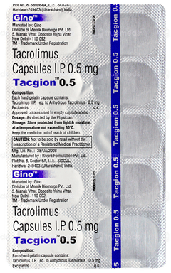 Tacgion 0.5 Capsule 10