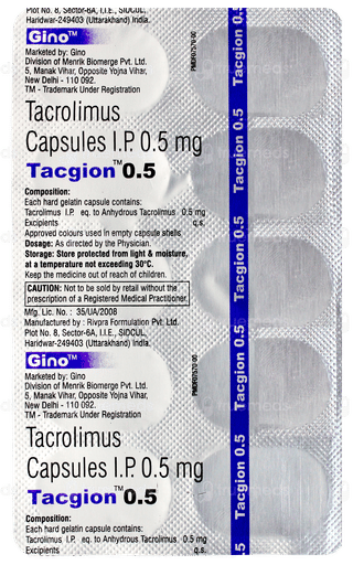 Tacgion 0.5 Capsule 10