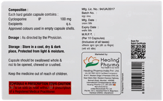 Immunosporin 100 Capsule 10