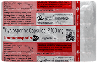 Immunosporin 100 Capsule 10