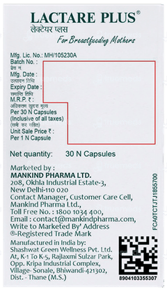 Lactare Plus Capsule 30