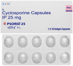 Psorid 25 Capsule 10