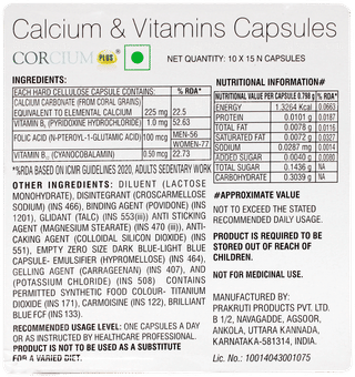 Corcium Plus Capsule 15