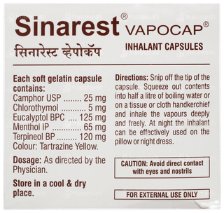 Sinarest Vapocaps Capsule 15