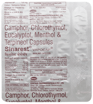 Sinarest Vapocaps Capsule 15