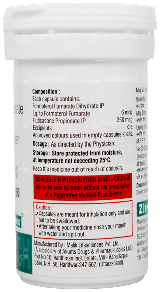 Combreathe F 250 Capsule 30