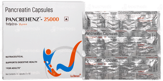 Pancrehenz 25000 Capsule 15