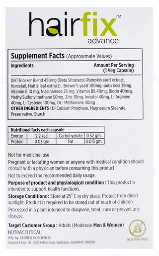 Hairfix New Advance Capsule 30