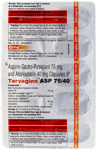 Torvagino Asp 75/40 Capsule 10