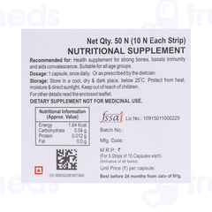 Baksons Vitamin D Plus Capsule 50