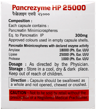 Pancrezyme Hp 25000 Capsule 10