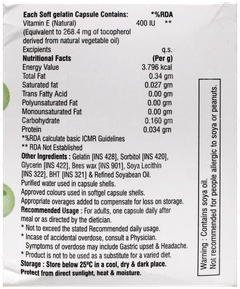 Cls Vitamin Ee 400 Capsule 10 Cls Vitamin Ee 400 Capsule 10