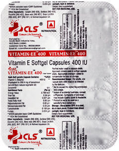 Cls Vitamin Ee 400 Capsule 10 Cls Vitamin Ee 400 Capsule 10