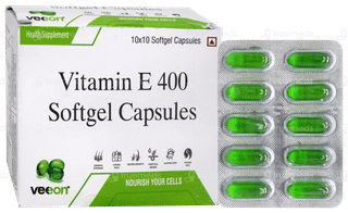 Veeon Vitamin Ee 400 Capsule 10