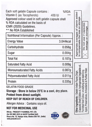 Veeon Vitamin Ee 400 Capsule 10