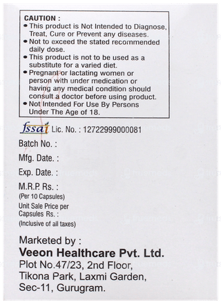 Veeon Vitamin Ee 400 Capsule 10