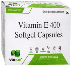 Veeon Vitamin Ee 400 Capsule 10
