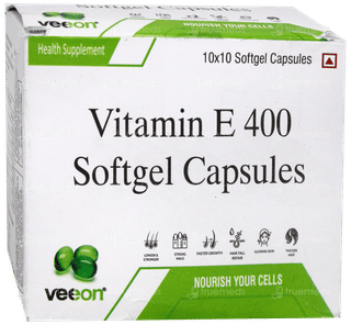Veeon Vitamin Ee 400 Capsule 10