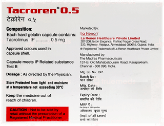 Tacroren 0.5 Capsule 15