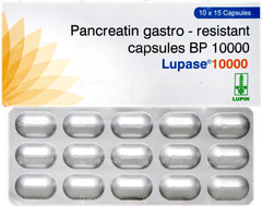 Lupase 10000 Capsule 15 Lupase 10000 Capsule 15