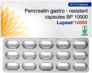 Lupase 10000 Capsule 15