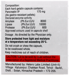 Lupase 10000 Capsule 15