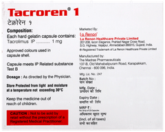 Tacroren 1 Capsule 15