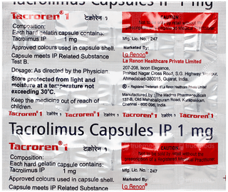 Tacroren 1 Capsule 15
