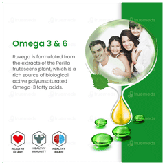 Ruvega Perilla Oil Omega 3 & 6 Capsule 60