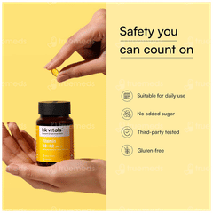 Healthkart Hk Vitals Vitamin D3 + K2 Capsule 60