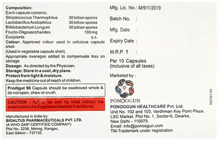 Prodigut 90 Capsule 10